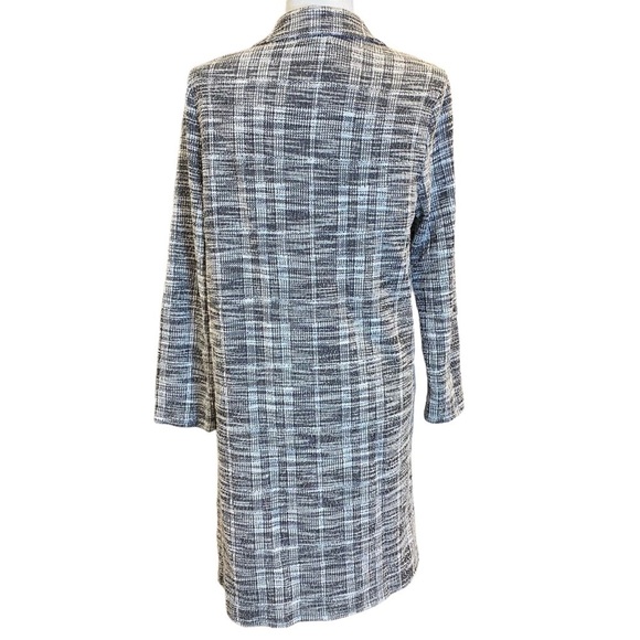 Melloday Textured Tweed Style Open Front Jacket - Picture 6 of 16